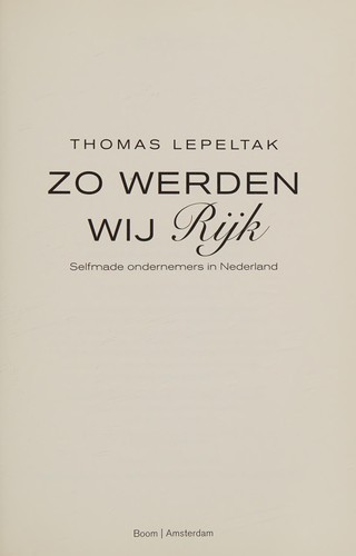 Zo werden wij rijk