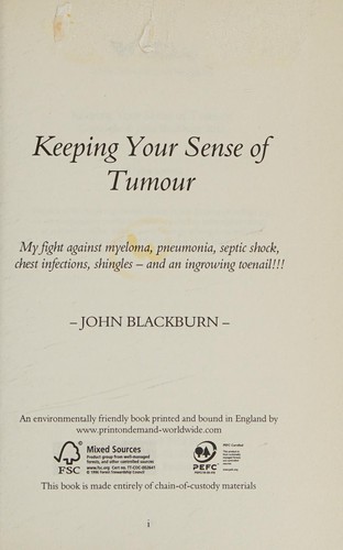 Keeping your sense of tumour