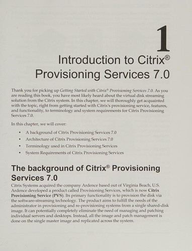 Getting Started with Citrix® Provisioning Services 7.0