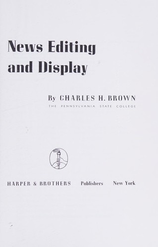 News editing and display