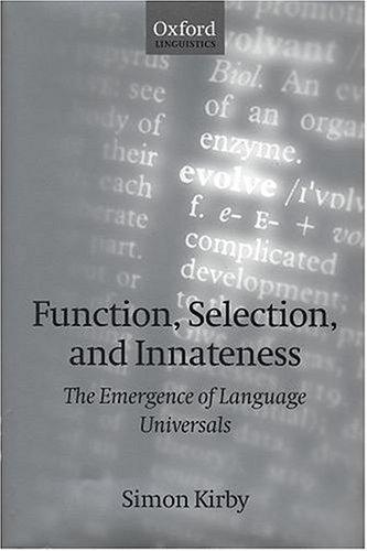 Function, selection, and innateness