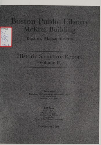 Boston Public Library, McKim building, Boston, Massachusetts