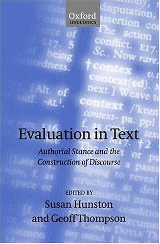 Evaluation in Text