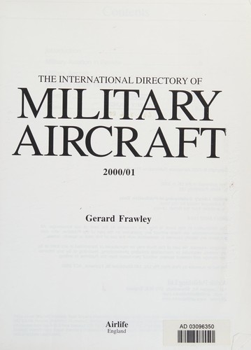 The international directory of military aircraft 2000/01