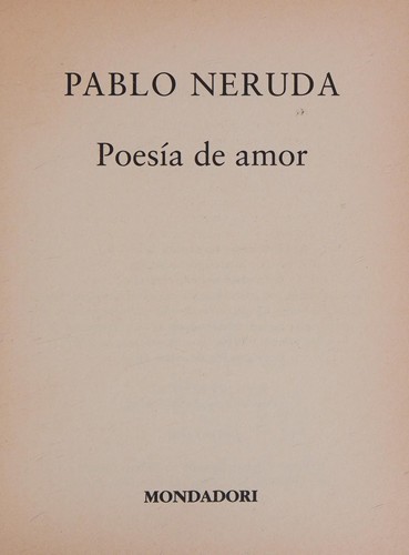 Poesía de amor