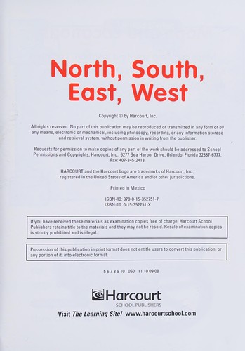 North, south, east, west