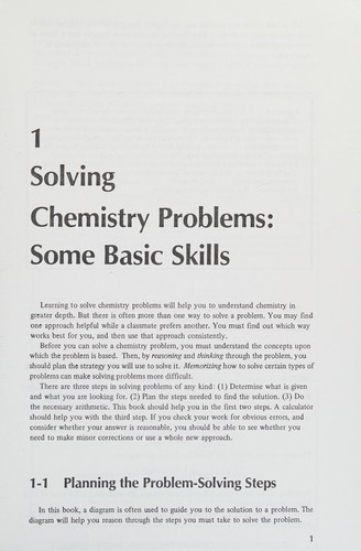Solving Chemistry Problems