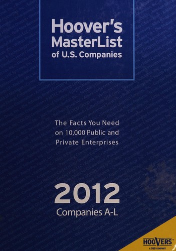 Hoover's Masterlist of U.S. Companies 2012