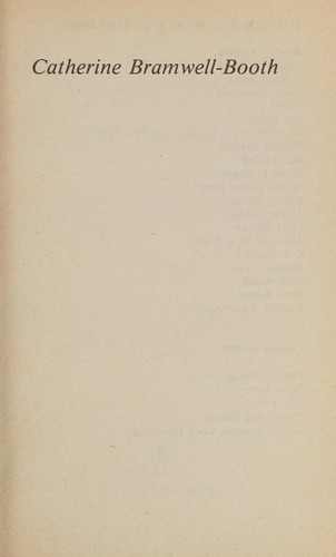 Catherine Bramwell-Booth