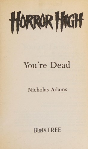 You're dead