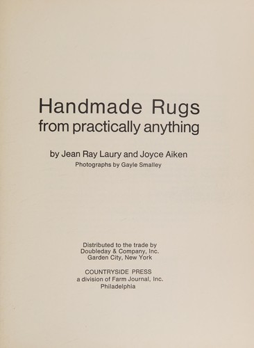 Handmade rugs from practically anything