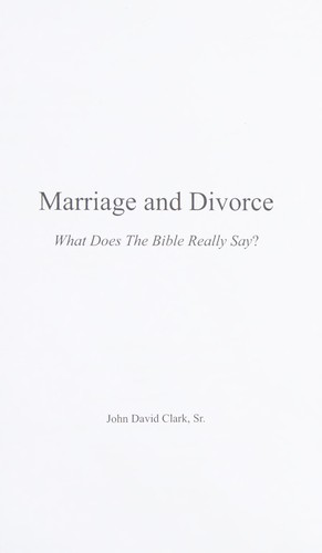 Marriage and divorce