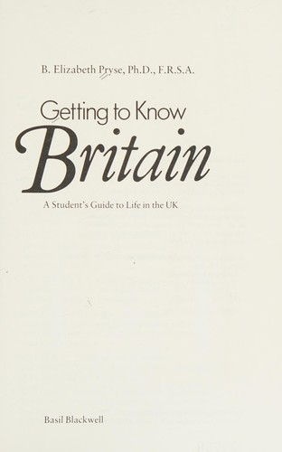 Getting to know Britain
