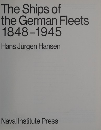 Schiffe der deutschen Flotten