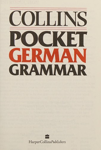 Collins pocket German grammar