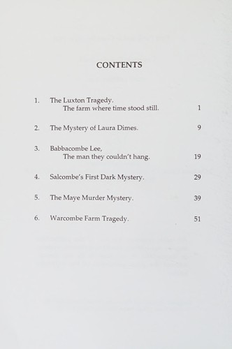 Murder and Mystery in Devon