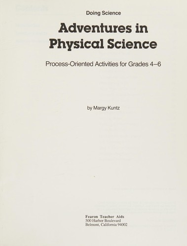 Adventures in physical science