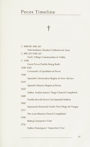 The Great Pecos mission, 1540-2000