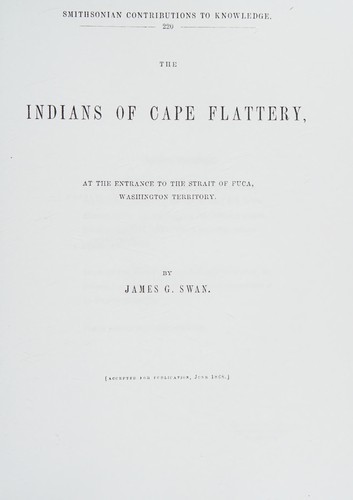 The Indians of Cape Flattery