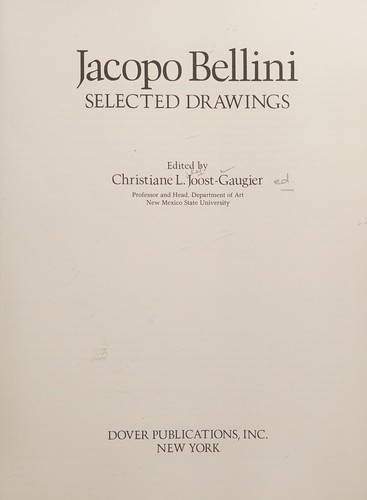 Jacopo Bellini, selected drawings