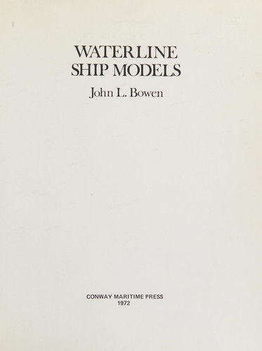 Waterline ship models