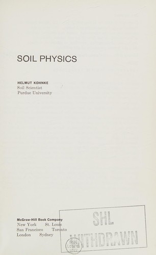 Soil physics