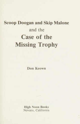The Case of the Missing Trophy