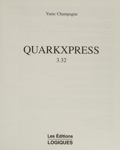 QuarkXPress 3.32