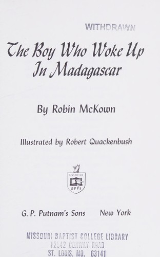 The boy who woke up in Madagascar