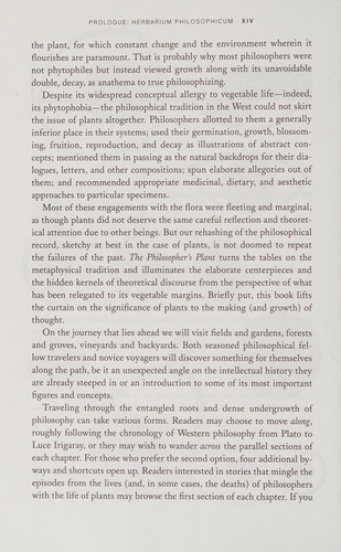 The philosopher's plant