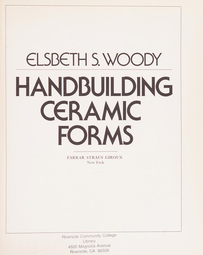 Handbuilding ceramic forms