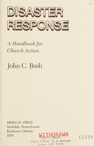 Disaster response