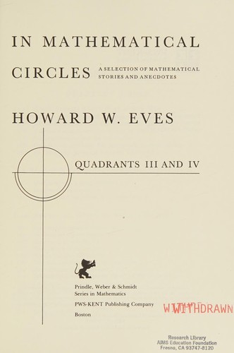 In mathematical circles