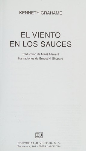 El Viento En Los Sauces/ the Wind in the Willows (Juventud)