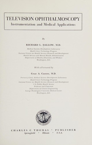 Television ophthalmoscopy