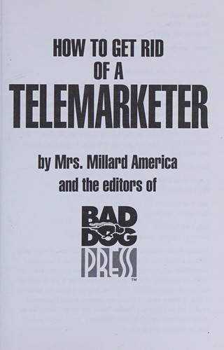 How to get rid of a telemarketer