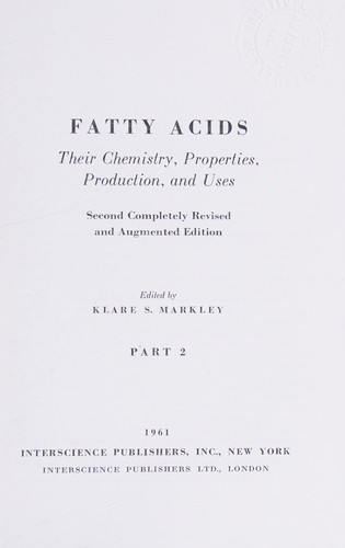 Fatty acids