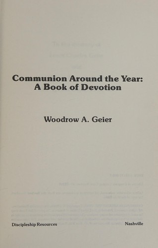 Communion around the year