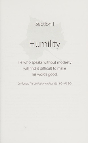 Start With Humility