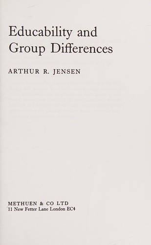 Educability and Group Differences