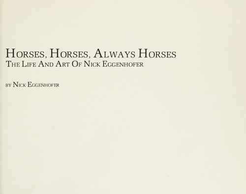 Horses, horses, always horses