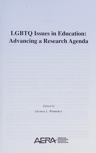 LGBTQ issues in education