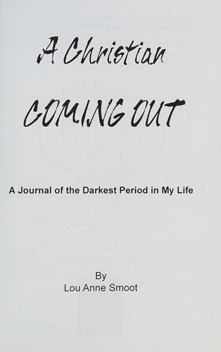 A Christian coming out