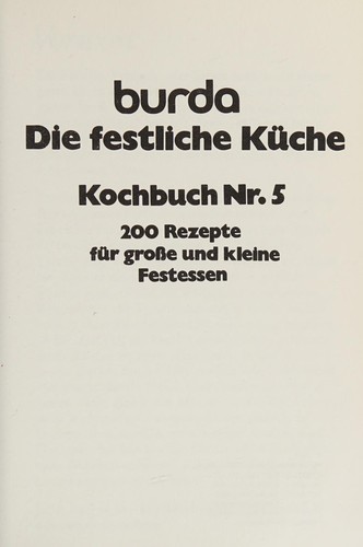 Die festliche Küche