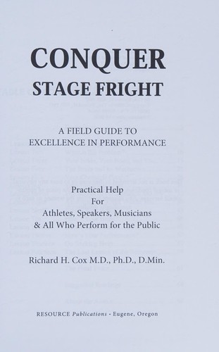 Conquer Stage Fright