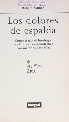 Los Dolores de Espalda
