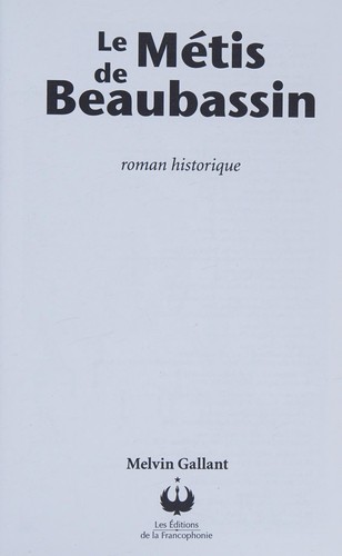 Le métis de Beaubassin