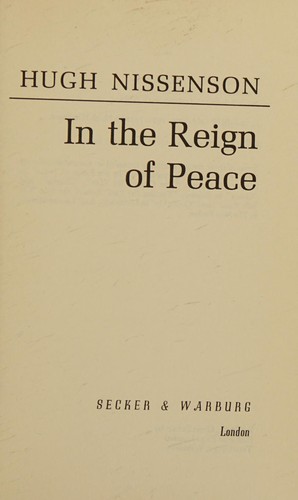 In the reign of peace