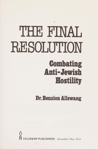 The final resolution