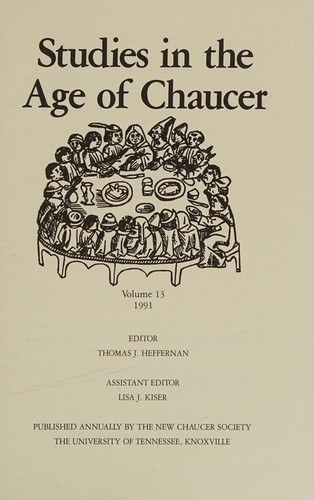 Studies in the Age of Chaucer